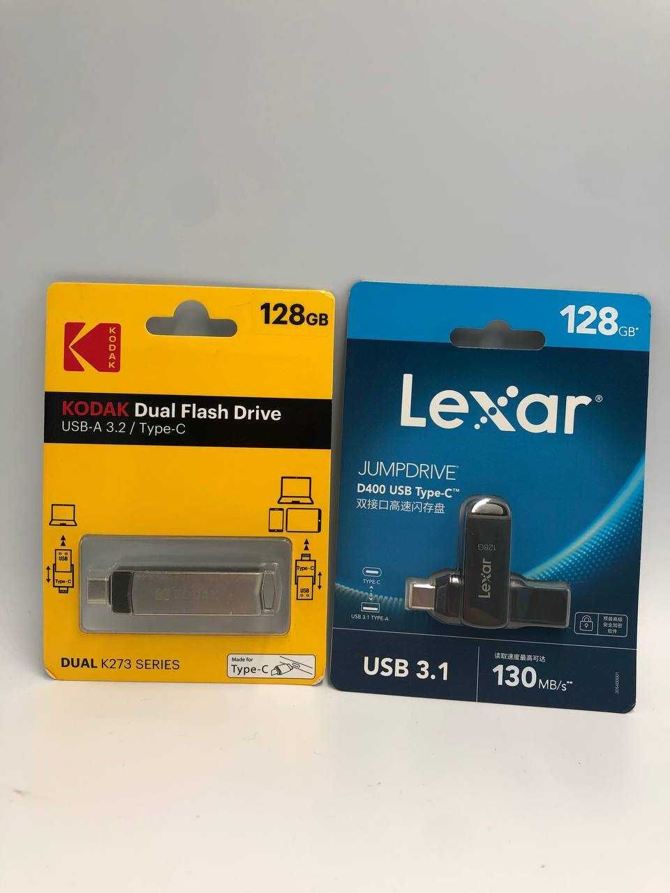 Карта памʼяті Kodak microSDXC / Флешка Lexar D400/Kodak USB-F