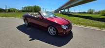 Mercedes-Benz CLK Czerwony Kabriolet V8 AMG : Thulite Red : Stan znakomity