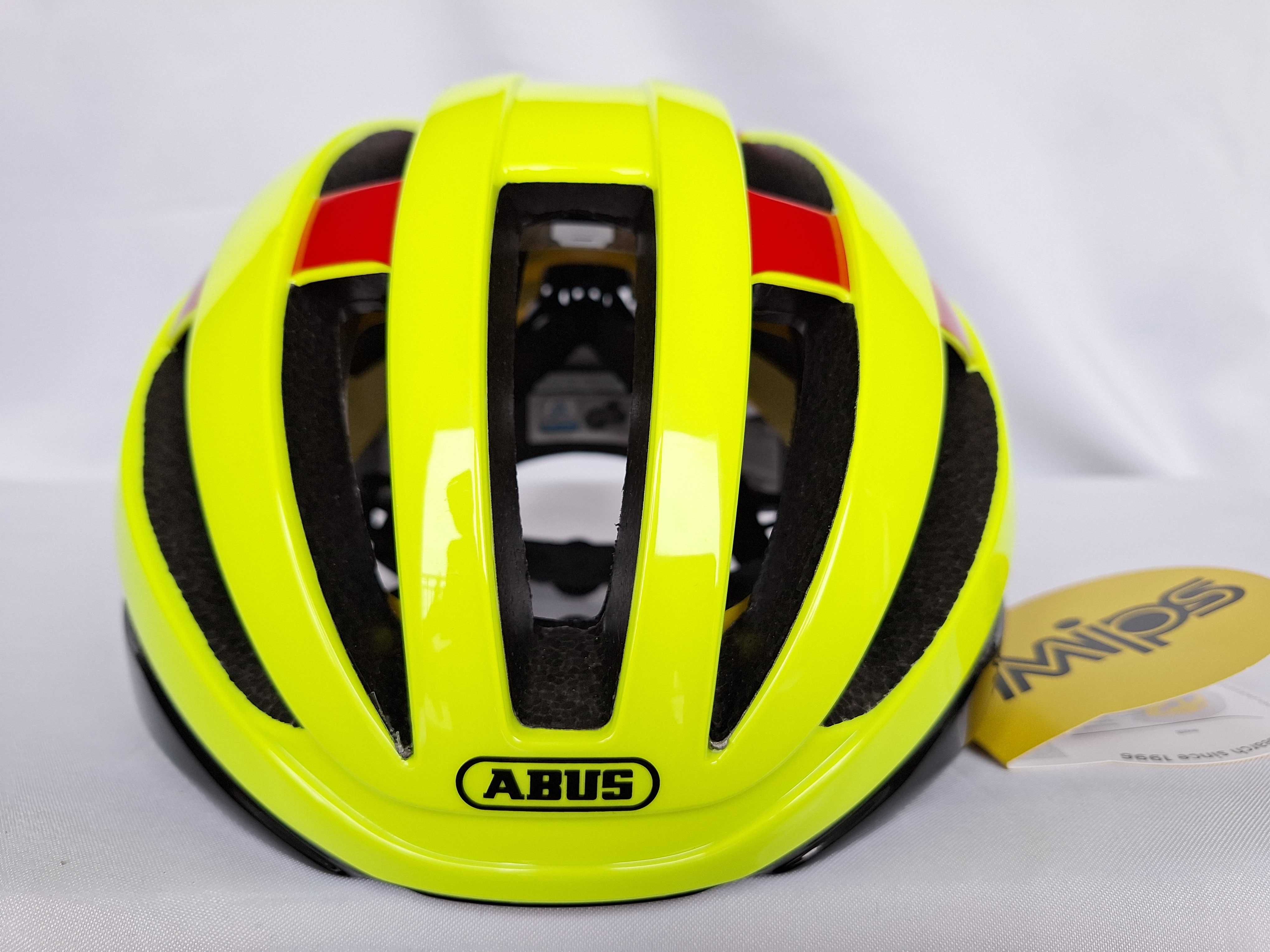 Kask rowerowy Abus Viantor Mips Neon Yellow L 58-62cm