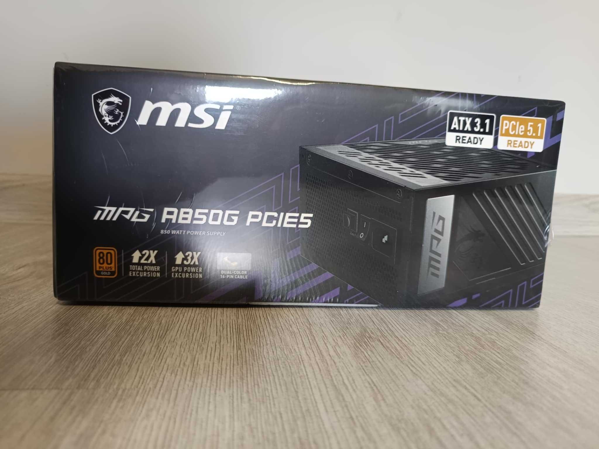 Zasilacz MSI MPG A850G PCIE5