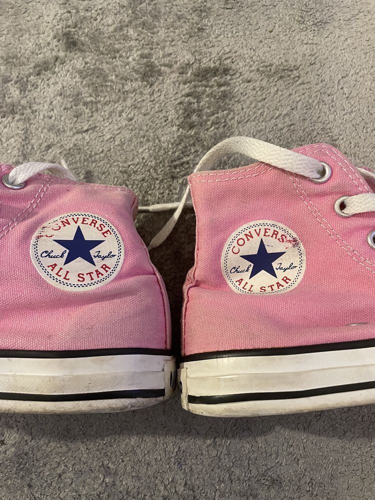 Converse trampki różowe rozm 34 oryginalne