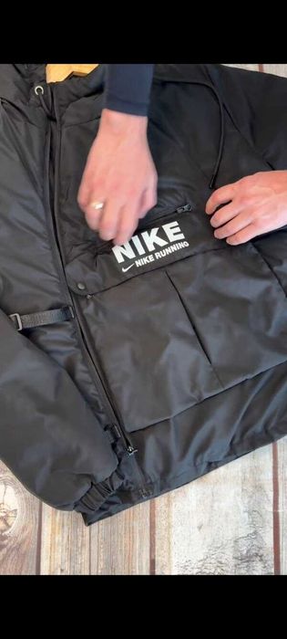 Коротка тепла чоловіча куртка демісезонна осінь зима зимовий анорак