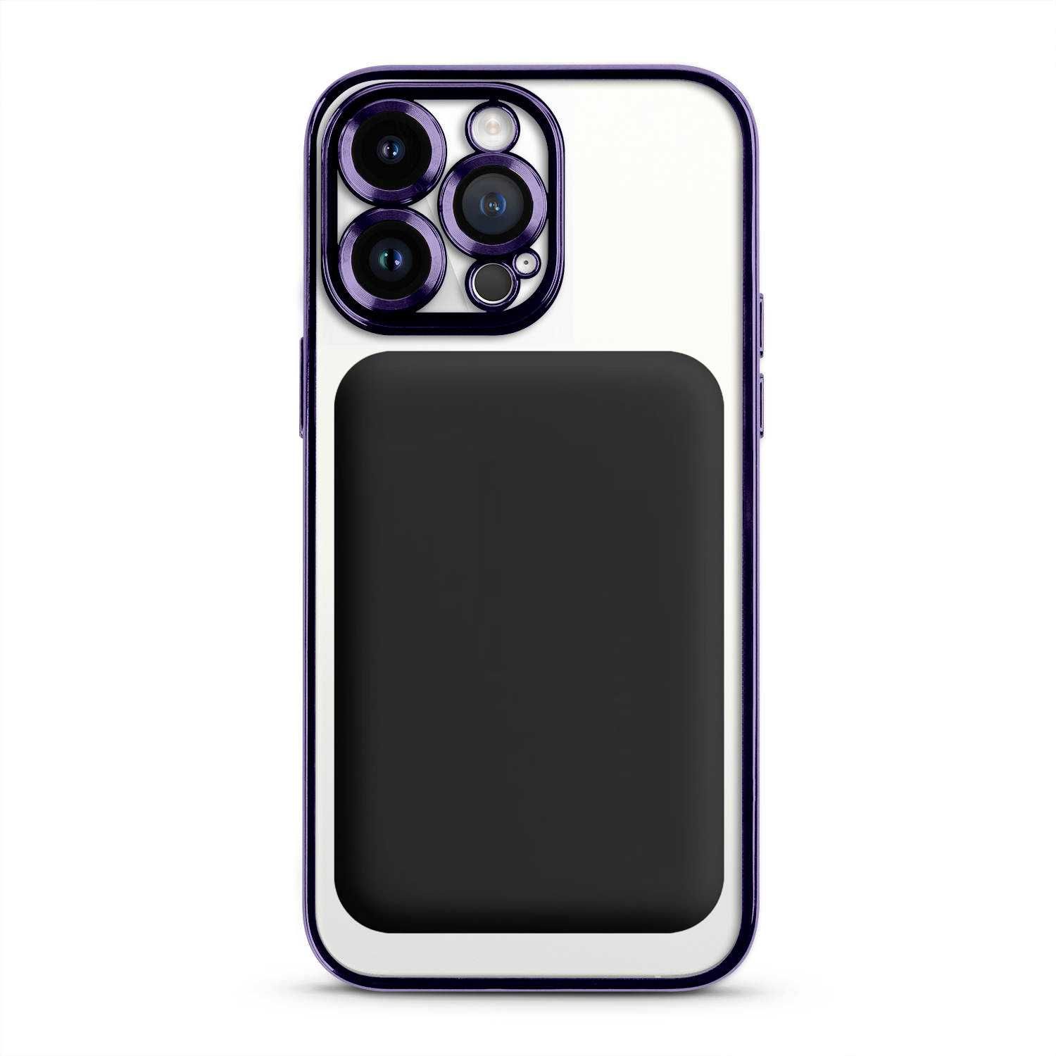 Etui Case do Iphone 13/14/15Plus Pro Max Magsafe Magnetyczne C Purpura