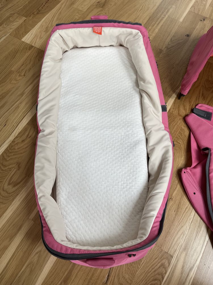 Greentom gondola kolor różowy, carrycot pink