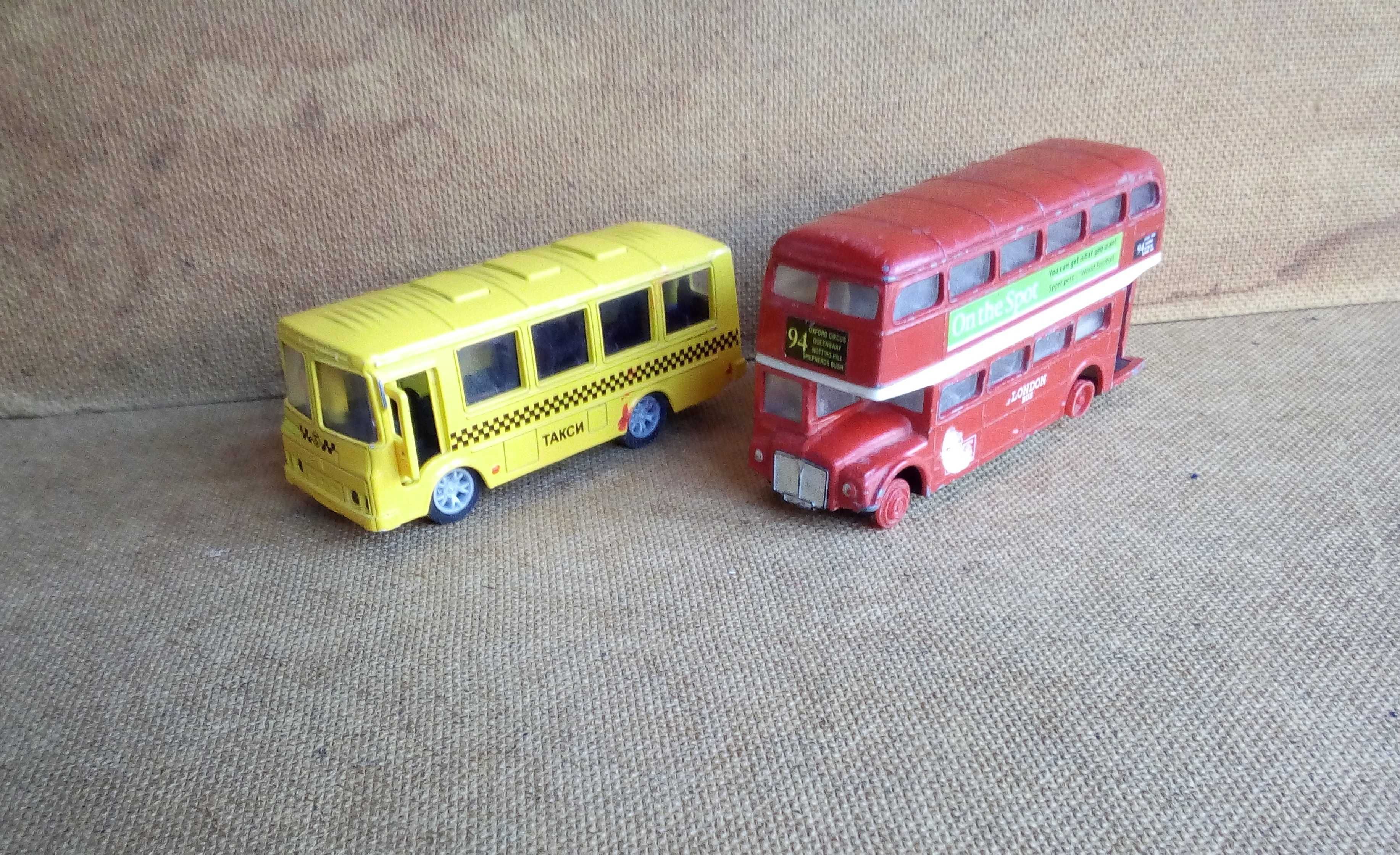 Автобус WELLY London bus та ПАЗ