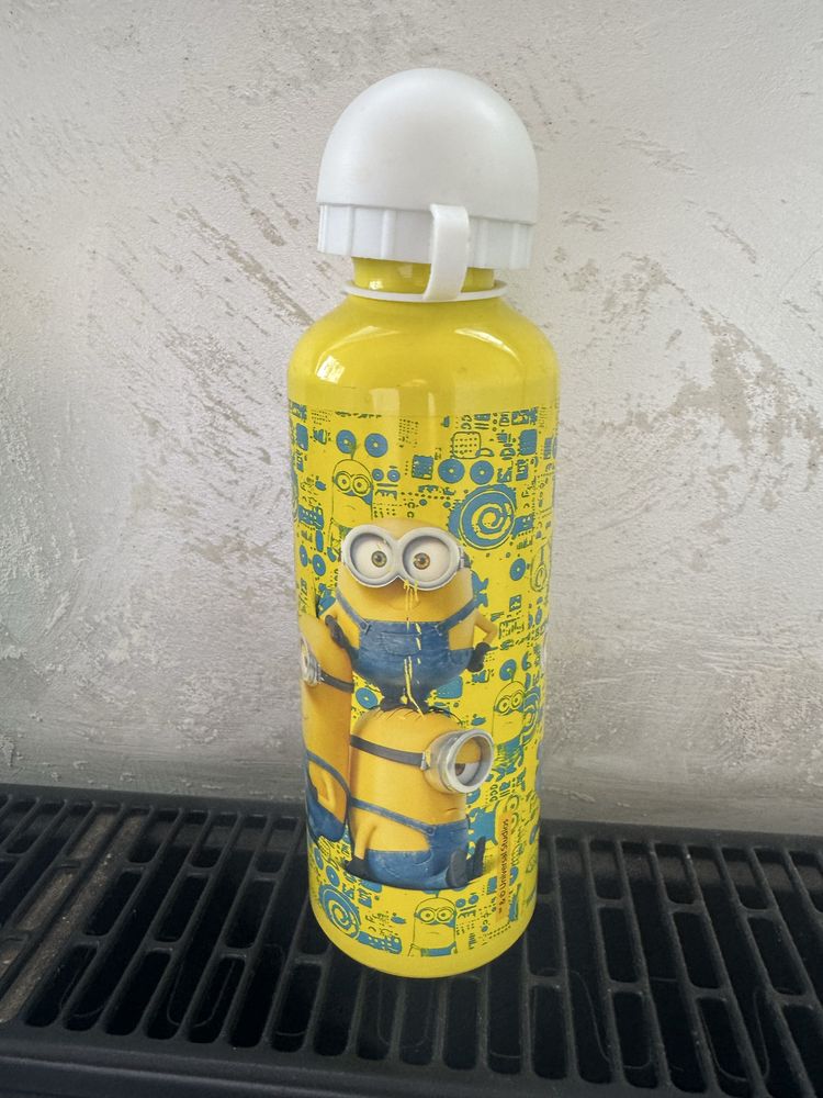 Пляшка алюмінієва для води minions despicable ме 500 мл