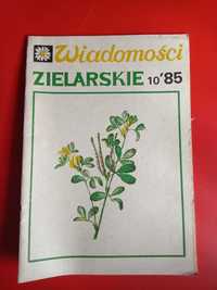 Wiadomości zielarskie nr 10/1985, październik 1985