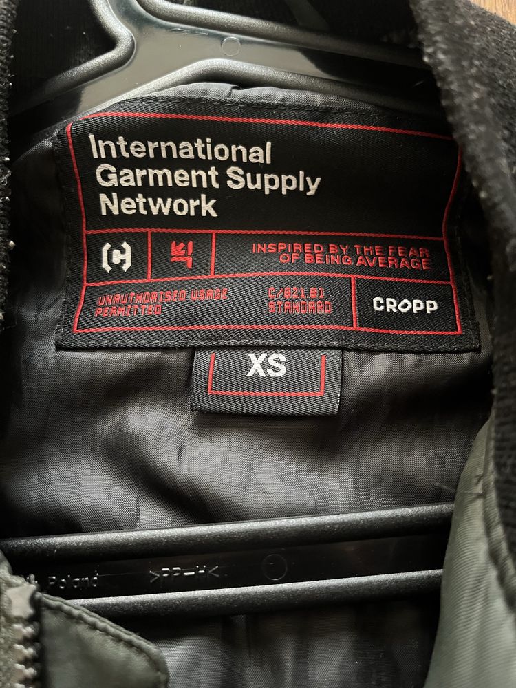 Zielona Kurtka CROPP XS