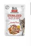 Brit Care Sterilized Fillets Gravy Hearty Duck котів стерел качка 85
