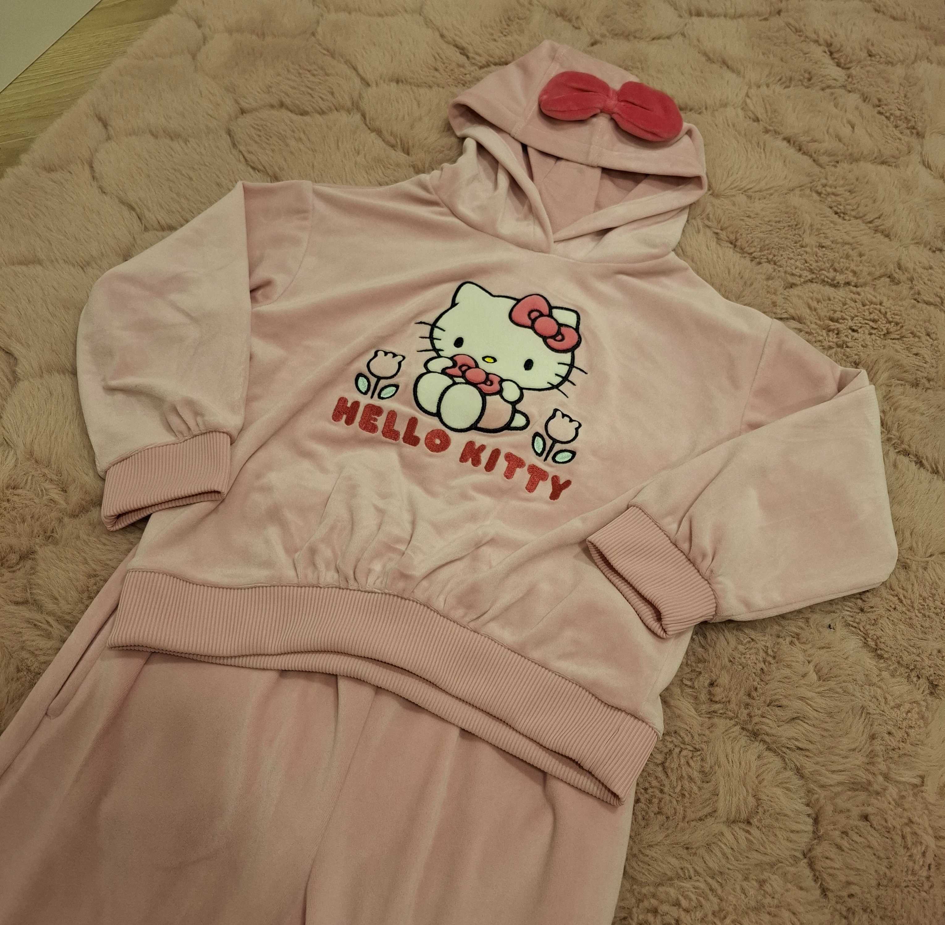 Strój Kostium Przebranie Dres Hello Kitty 110 komplet nowy
