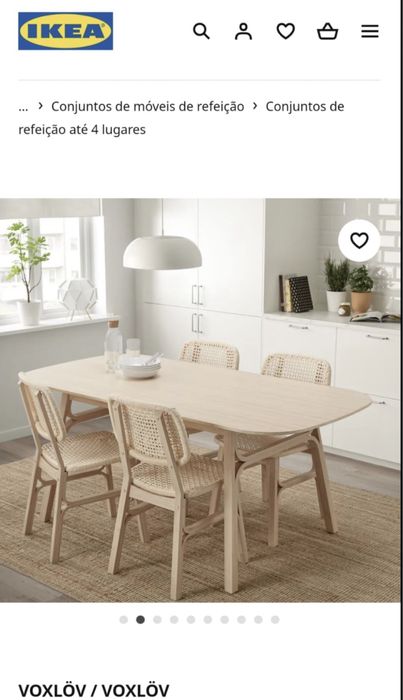 ikea voxlov mesa