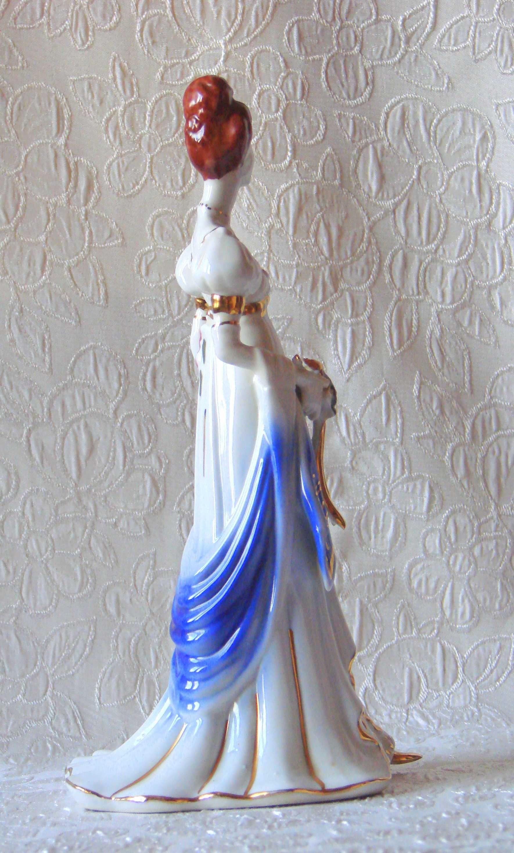 figurka dama porcelana