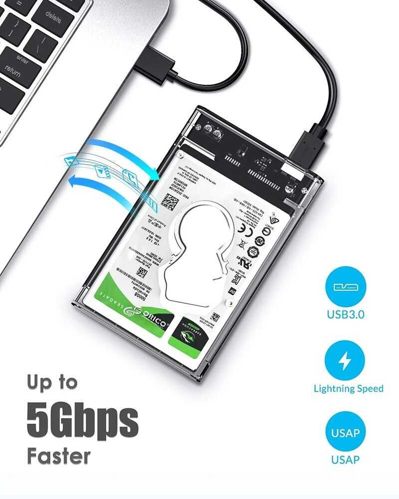 USB 3.0 внешний карман 2.5 для HDD SSD SATA