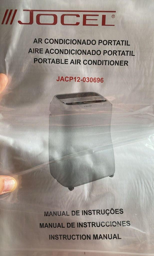 Ar condicionado portátil Jocel  com tubo exterior