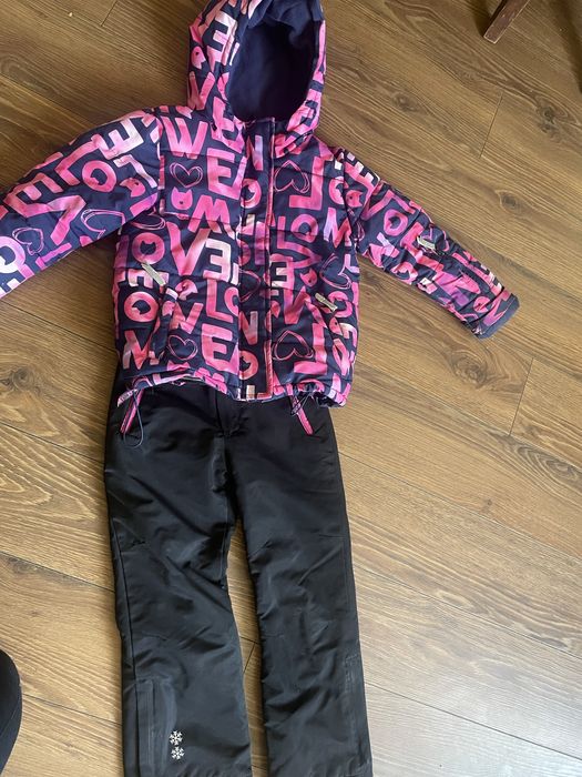 Kurtka i spodnie zimowe cool club dziewczynka 122