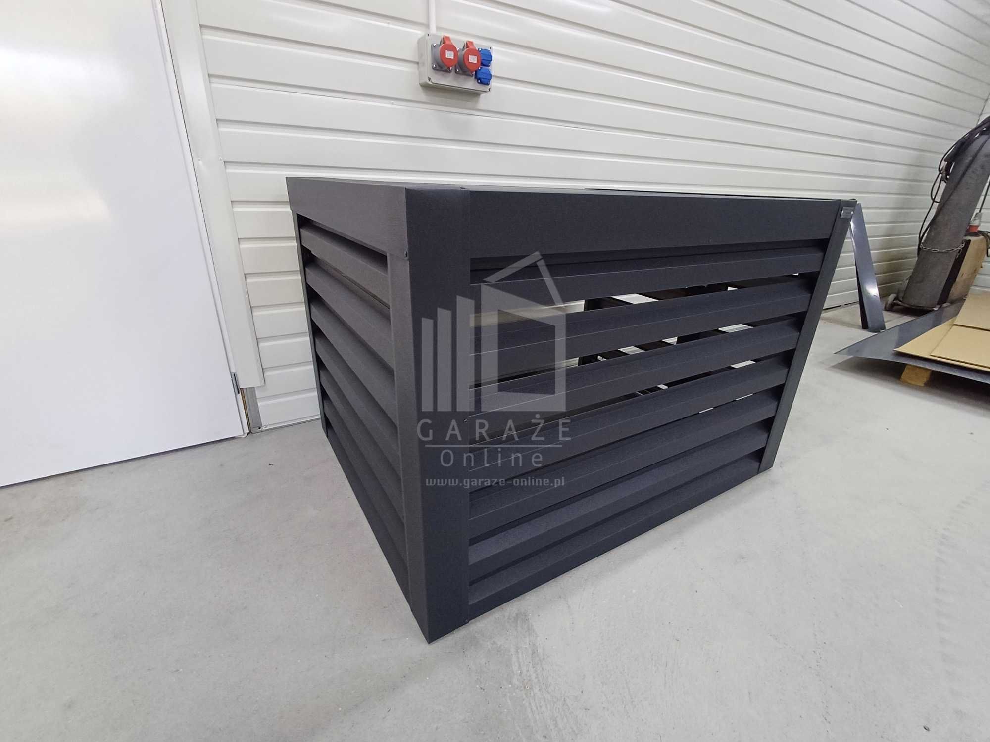 Osłona Pompy Ciepła 100X60X70 Cm Antracyt Zabudowa Id861