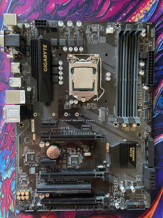 Материнская плата Gigabyte GA-H270-HD3 + Intel Core i5 7500