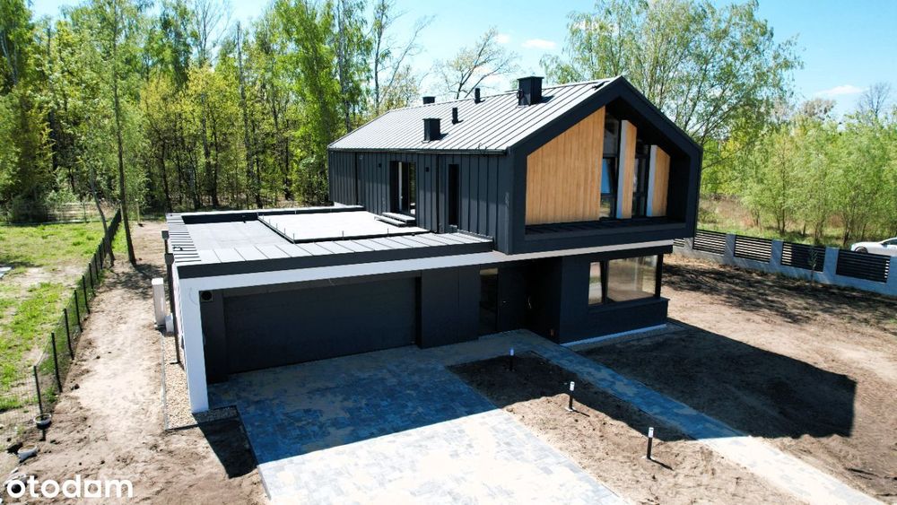 Dom wolnostojący - działka 1960m2, widok na las, design, nowoczesność