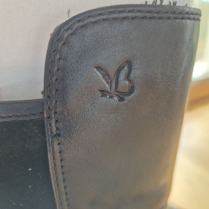 Botki skórzane r. 38, czarne f. Caprice s.db