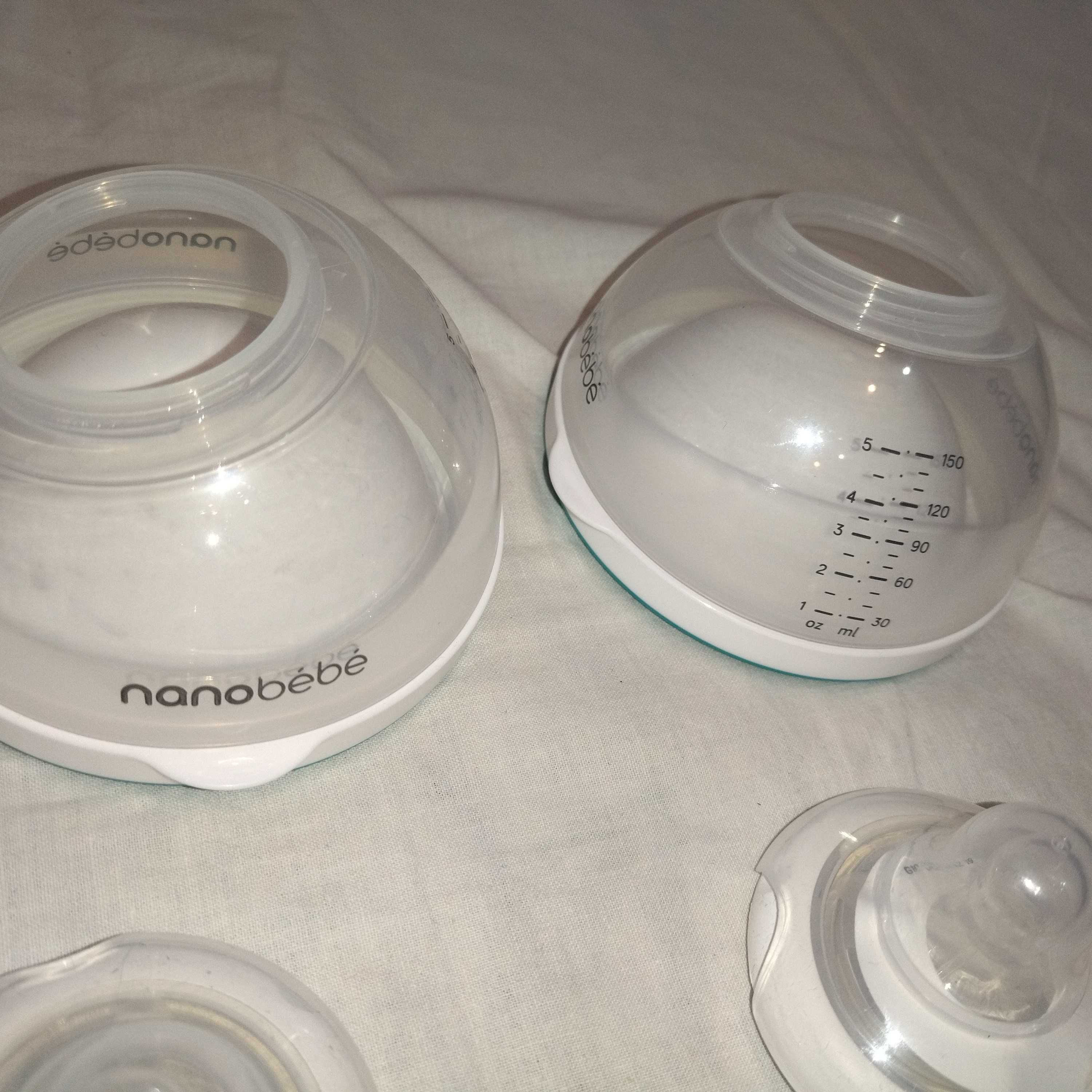 Нагреватель материнского молока Nanobébé + 2 бутылочки (Израиль)
