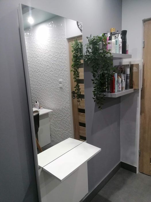 Konsoleta fryzjerska biała BONA