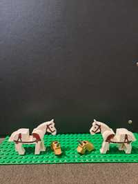 Lego konie do zestawu Kingdoms 7188. Używane.