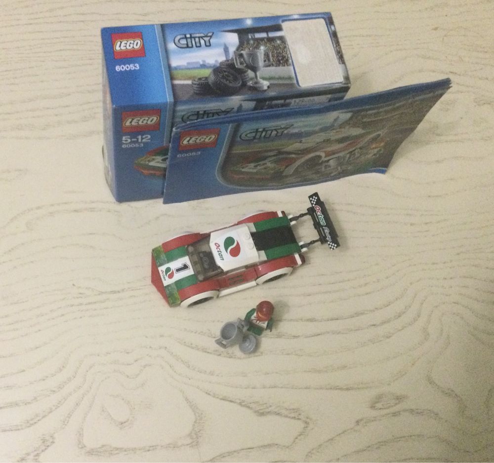 Lego city 60053 гоночная машина (тачка) octan