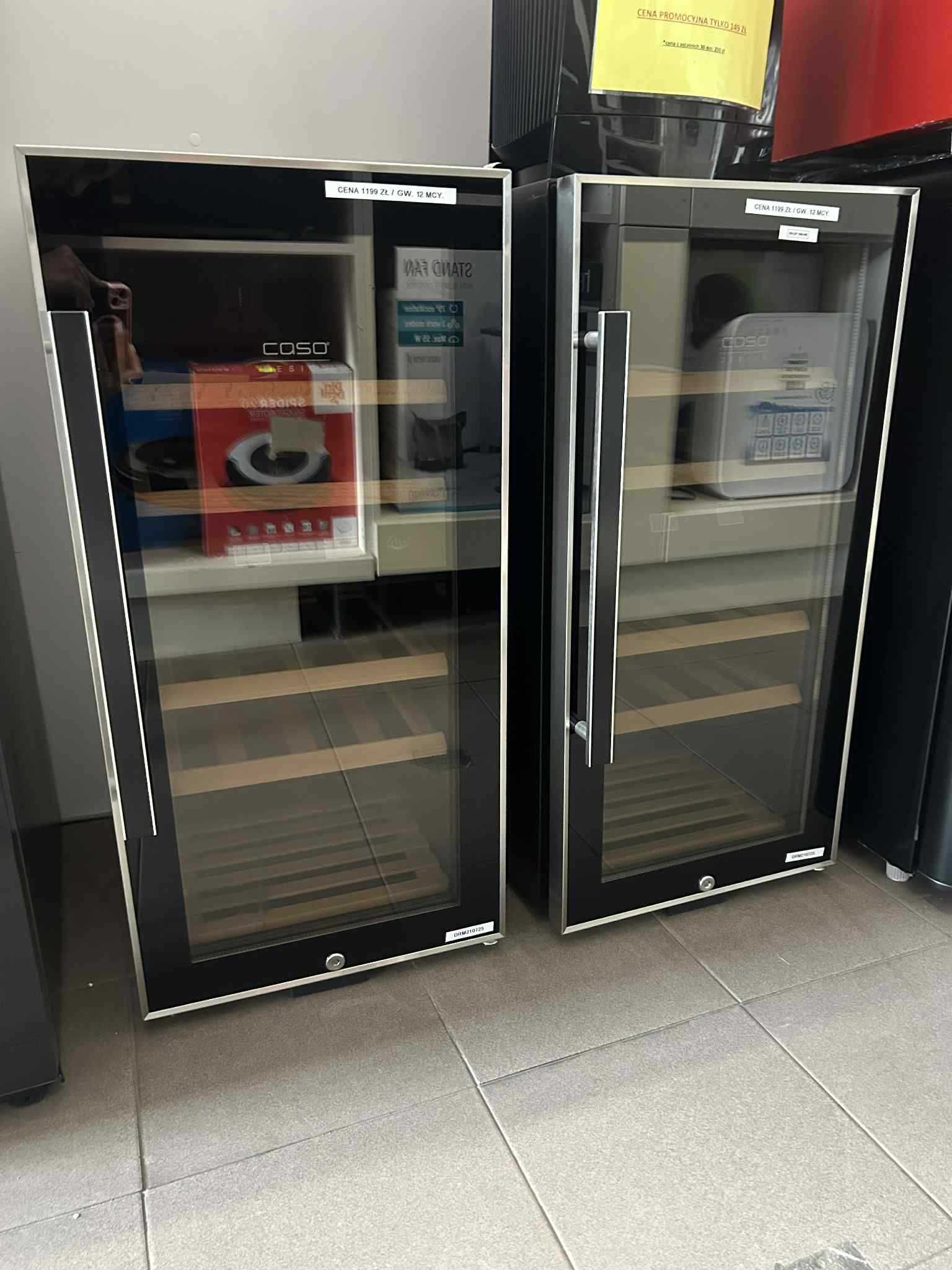 Chłodziarka do wina CASO Pojemność: do 24 butelek +5°C do +20°C