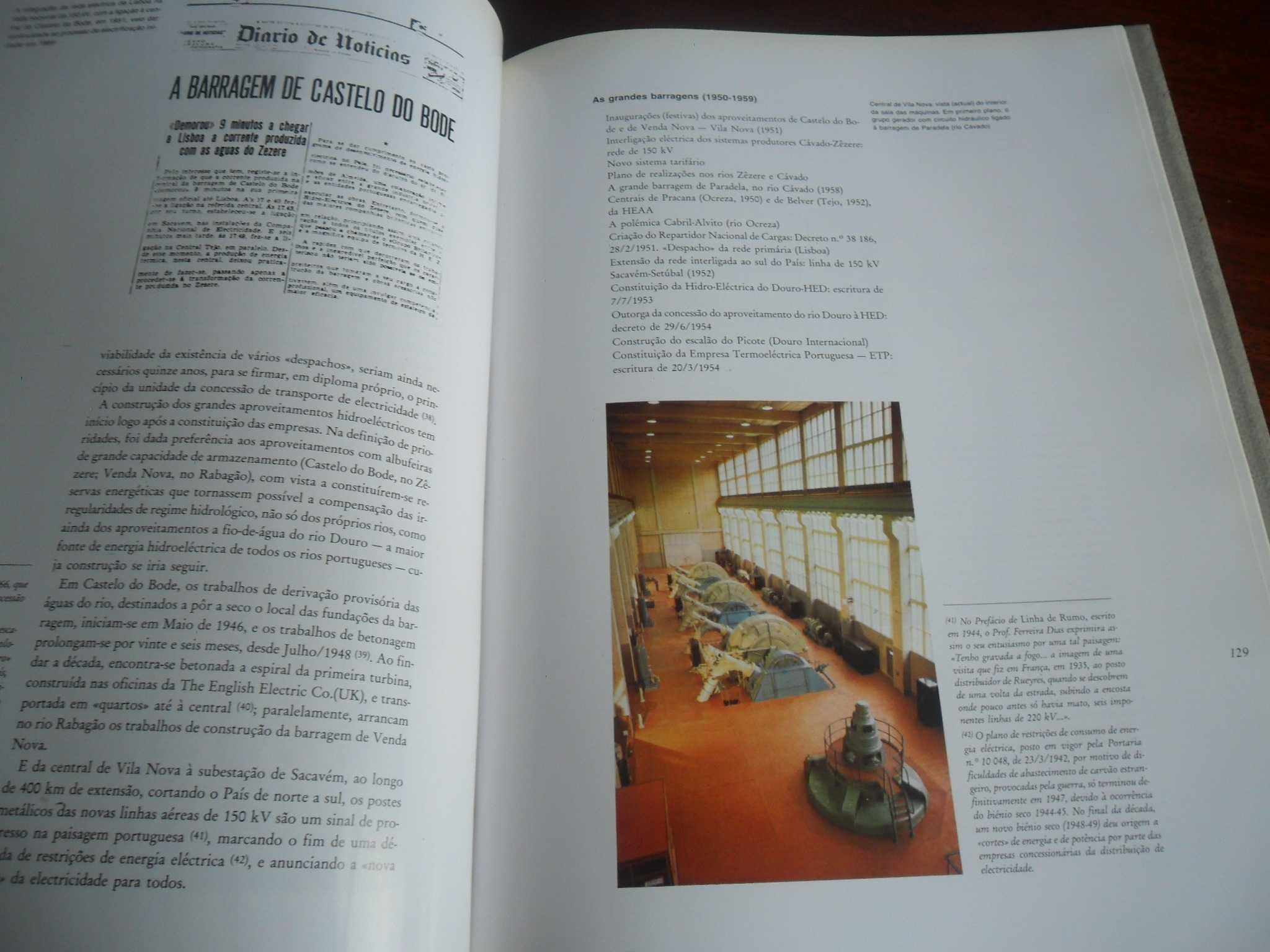 "História da Electricidade" de Mário Mariano - 1ª Edição de 1993