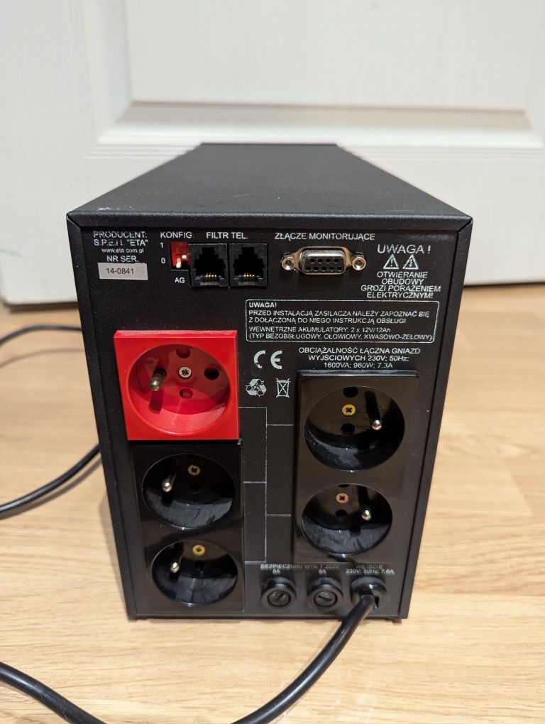 Zasilacz UPS ETA 1600 CA sinus