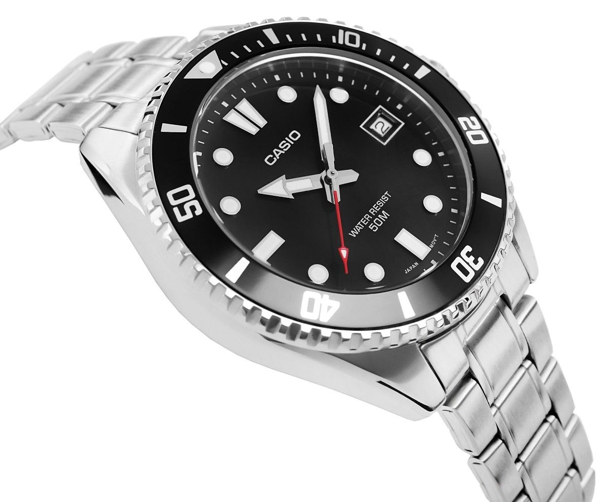 zegarek męski casio mdv-10d-1a1vef + box