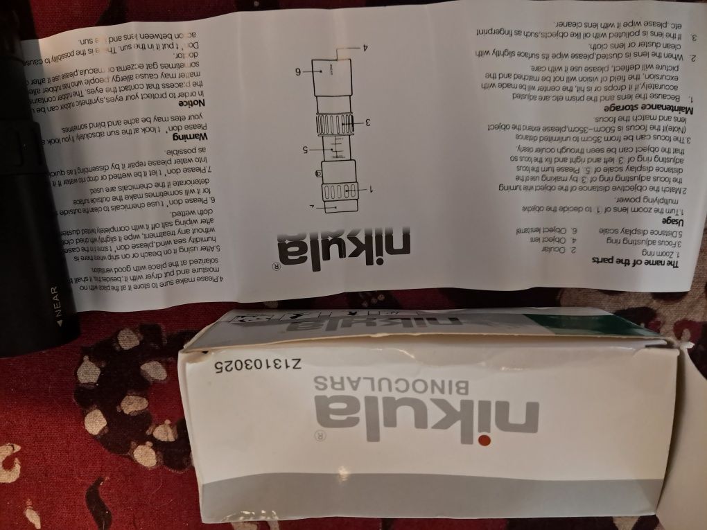 telescópio monocular Nikula