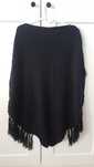 Sweter Ponczo czarne M