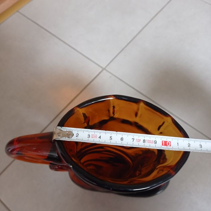 Wazon szklany butz PRL