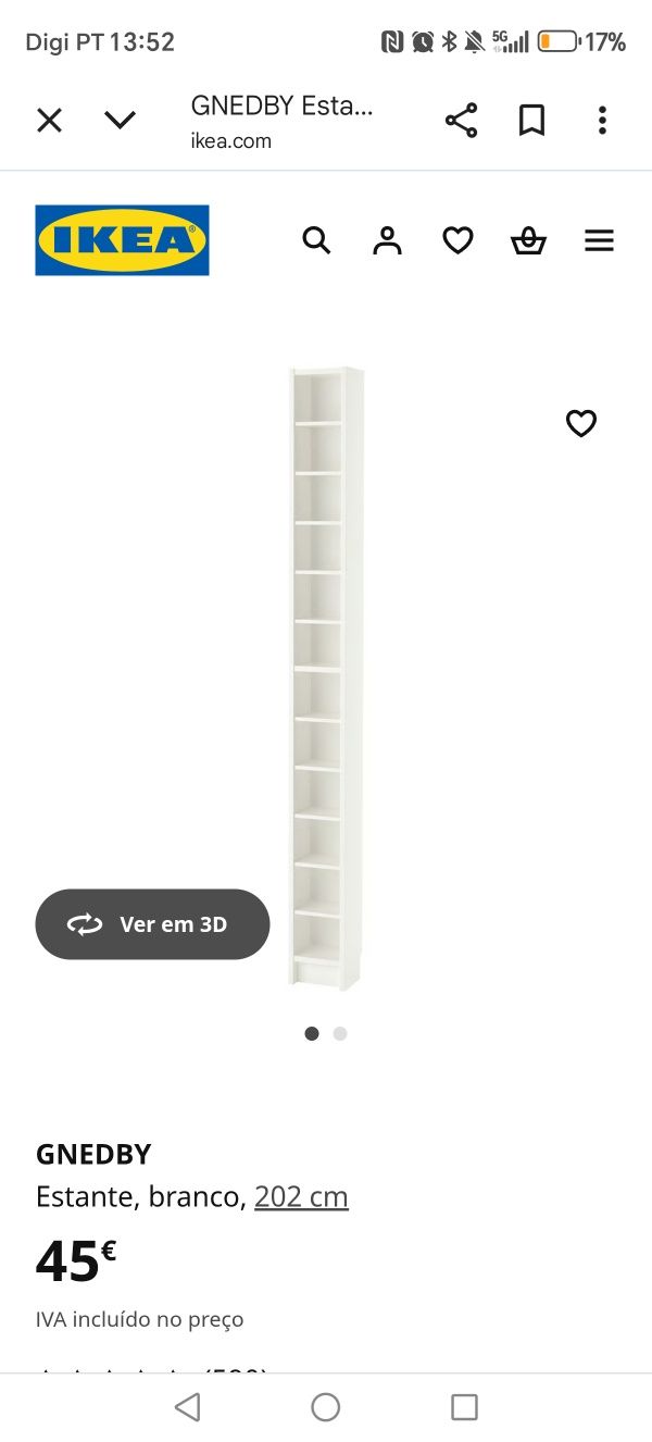 Estante IKEA GNEDBY