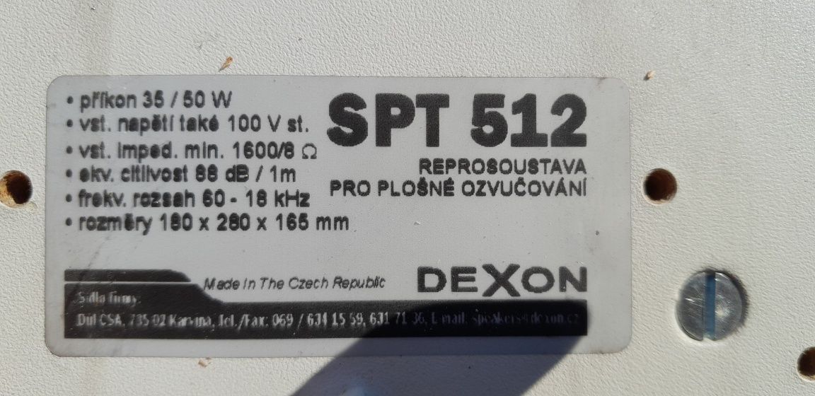 Głośniki   dexon