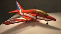 Avião aeromodelismo BAE Hawk Red Arrows 960mm EDF impecável!