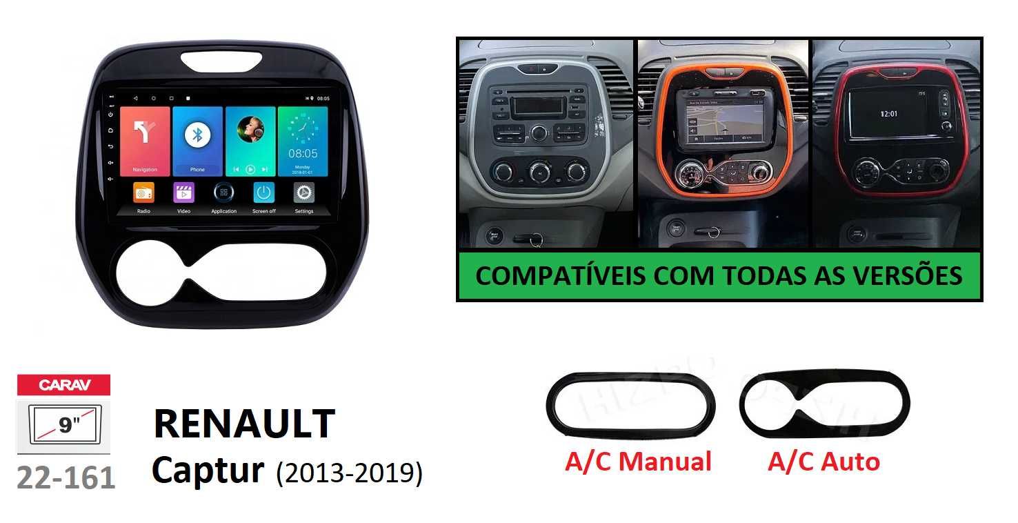 (NOVO) Rádio 2DIN 9" • Renault CAPTUR (2013 a 2019) • Android [4+32GB]