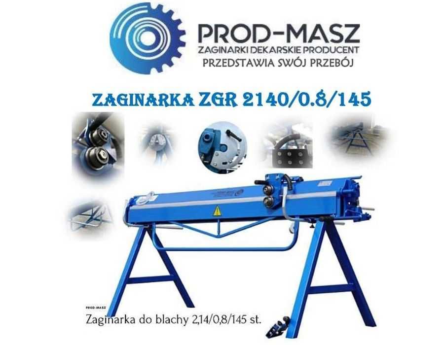 Prod-Masz 2140/0.8/145 Zaginarka ręczna Krawędziarka Giętarka