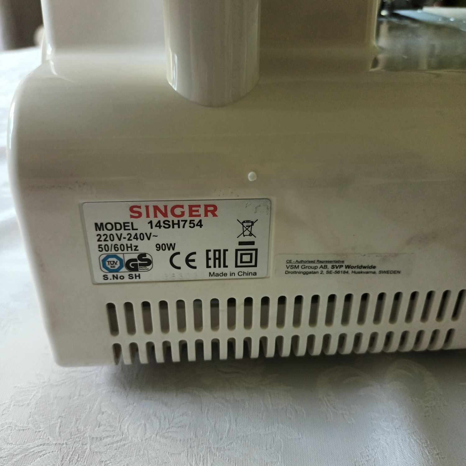 Overlock Singer 14SH754