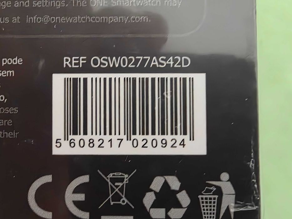 Relógio Smartwatch ONE - Modelo Desportivo Azul (novo e selado)