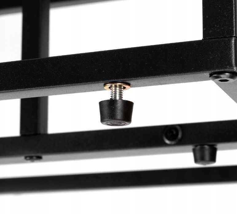 Kwietnik Metalowy Stojący Biały Marmur Glamour 4 Półki 67cm