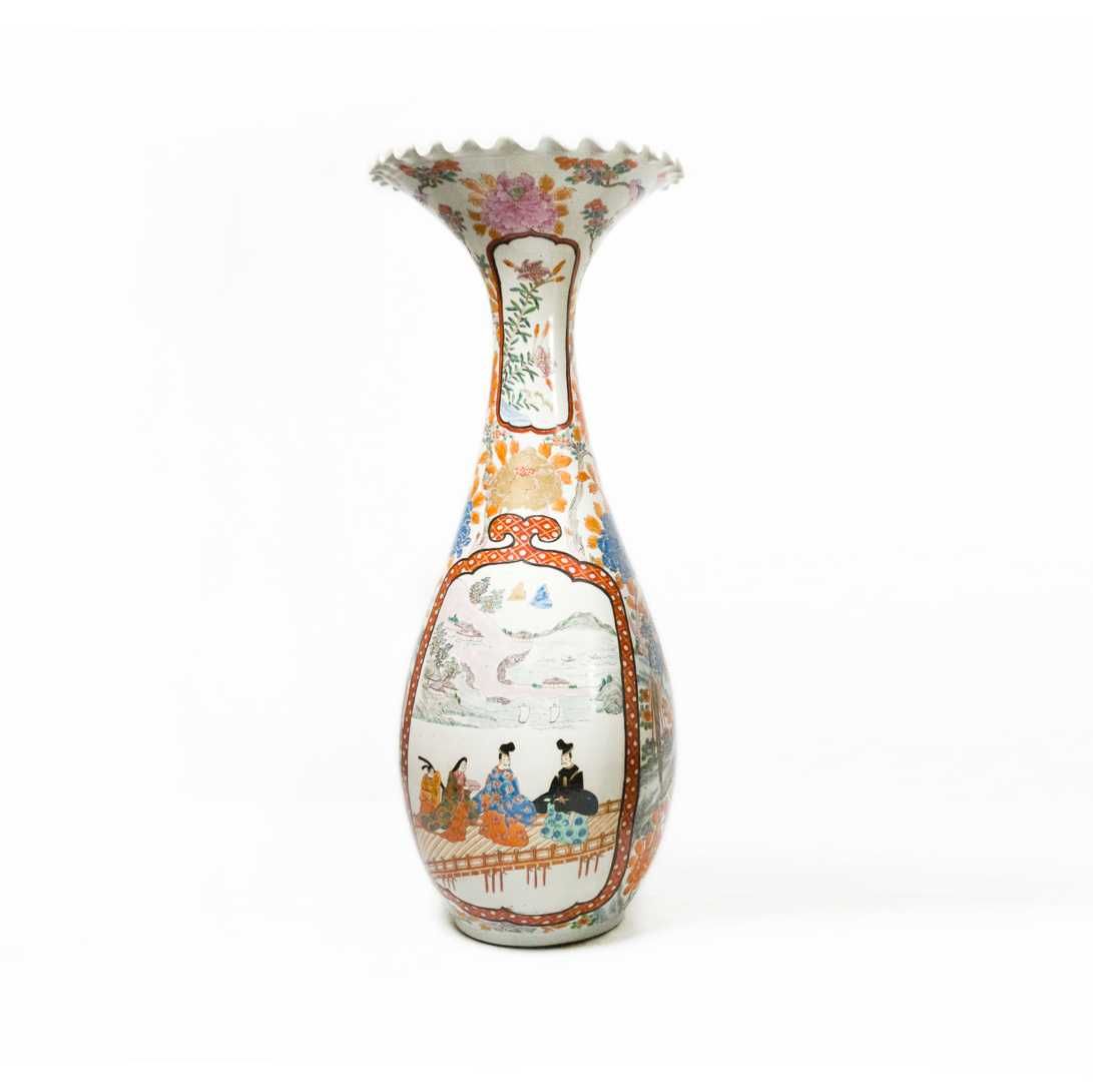 Vaso porcelana Shimpon Fukagawan por Hichozan Shimpo | século XIX