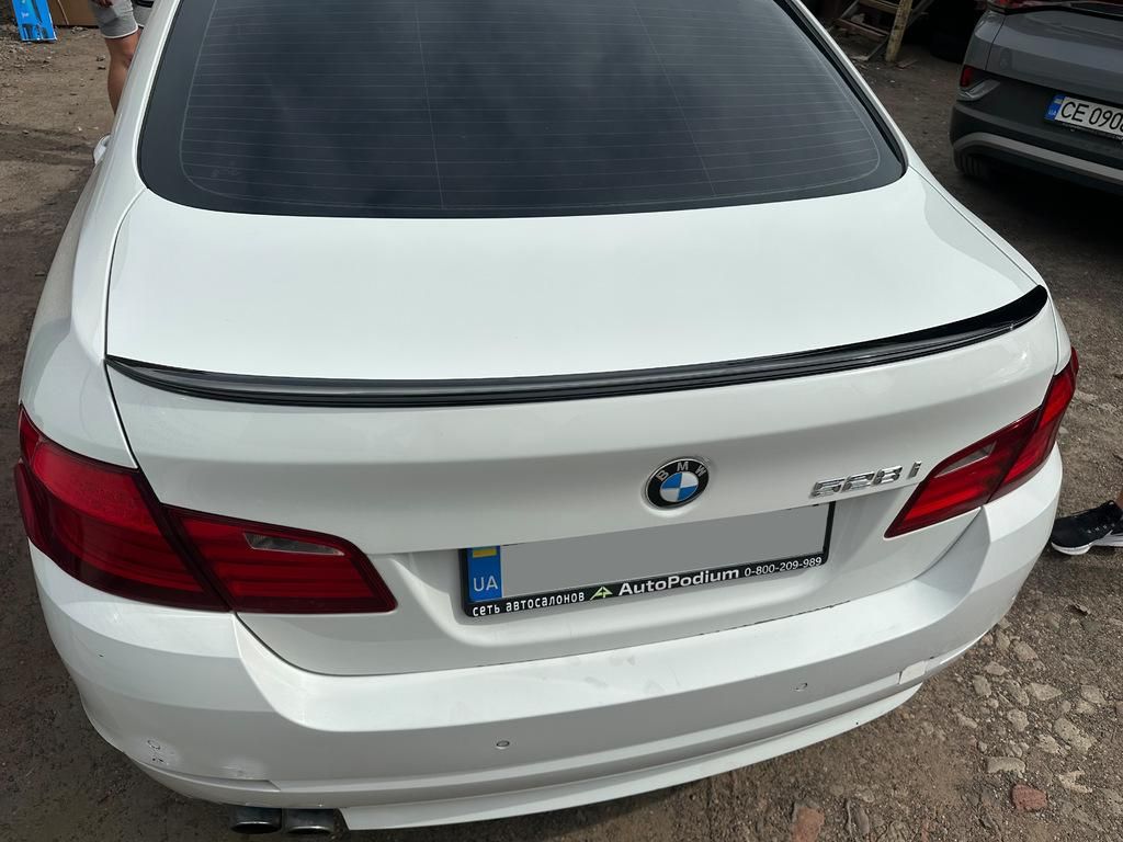 BMW 5 серія F-10 2010-2016 років. Спойлер LIP (Sunplex, чорний)