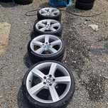 Alufelgi 19 cali BMW 5×120+opony jak nowe8J/9J ET37/39