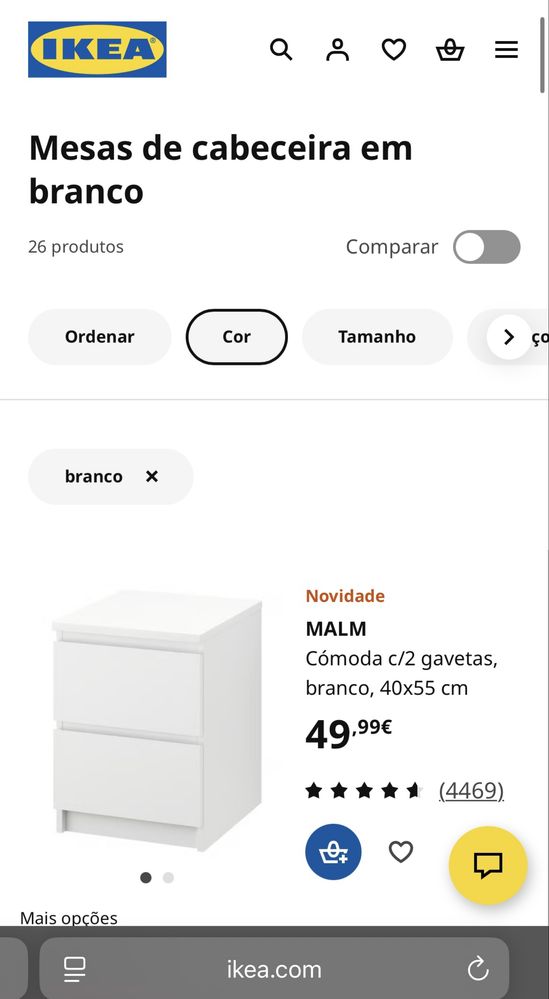 Mesa de cabeceira