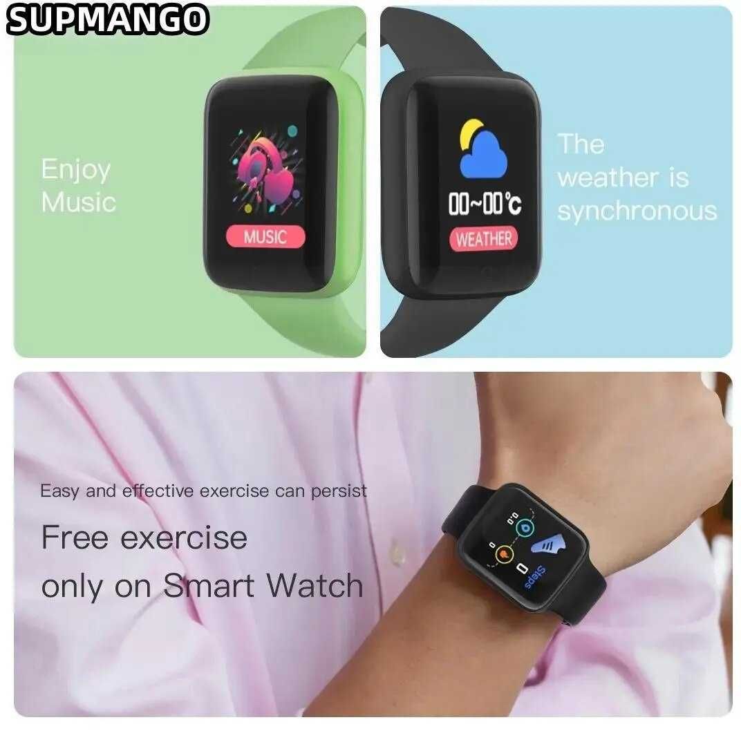 zegarek mężczyzn i kobiet Fitness/liczba kroków/Smart Watch