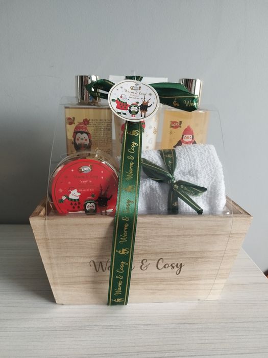 Duży zestaw kosmetyków do kąpieli Warm & Cosy prezent święta