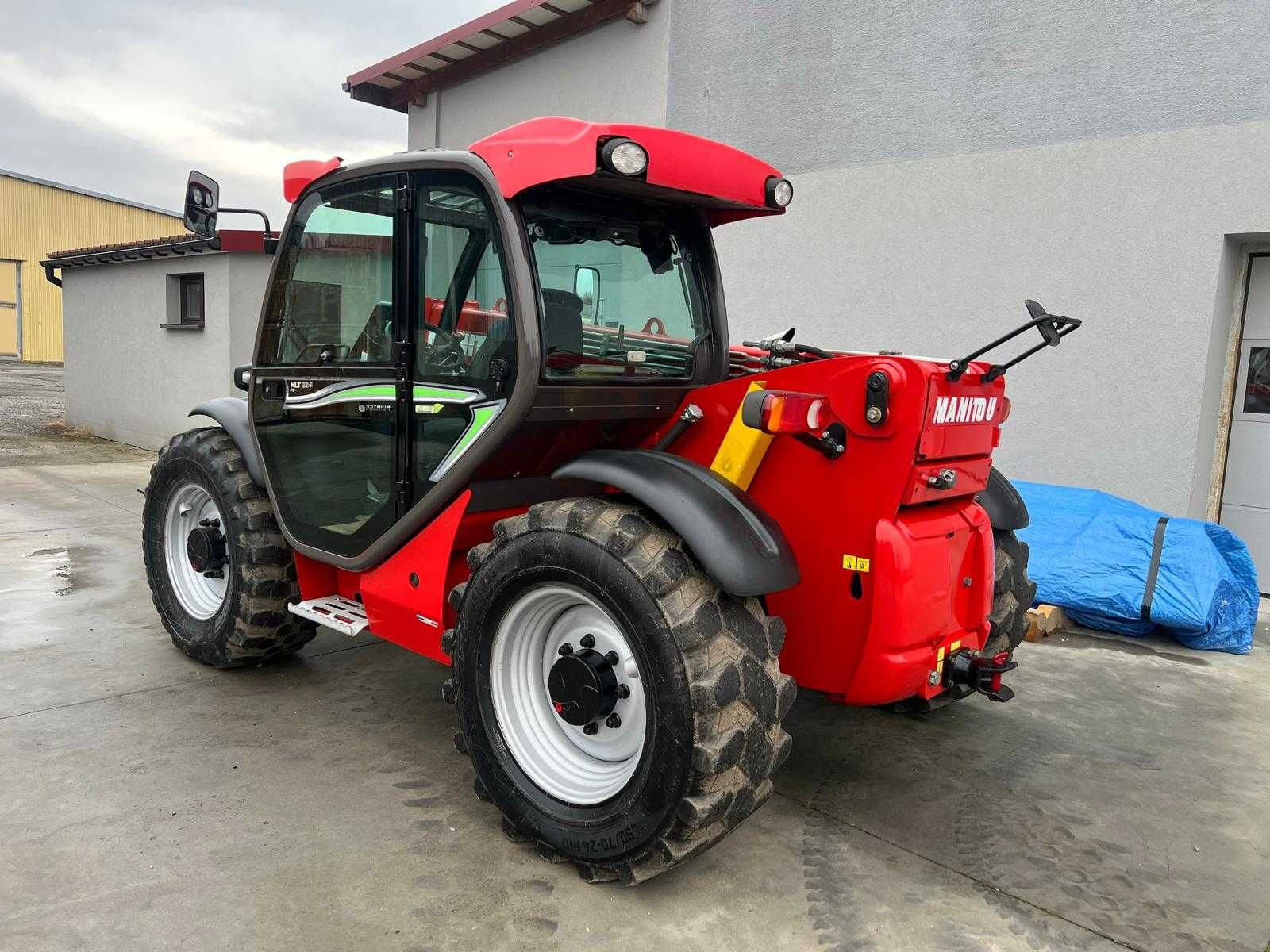 Ładowarka teleskopowa MANITOU MLT634 120PS widły