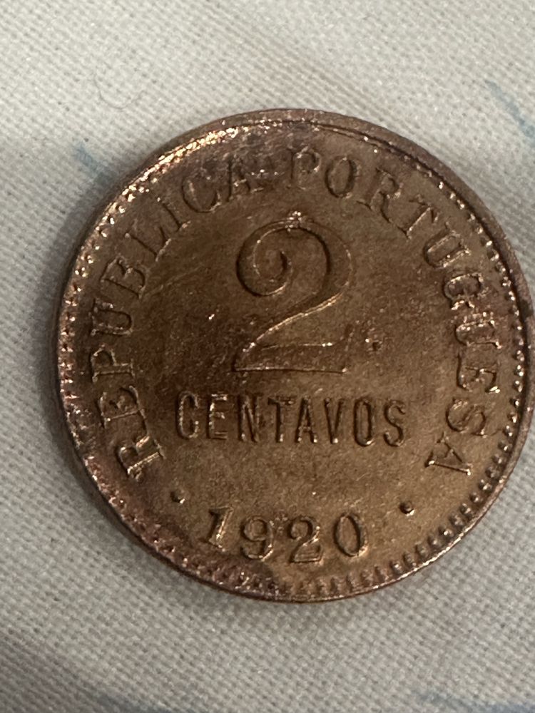 Moeda de 2 centavos de 1920